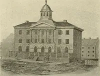 An illustration from "Flems" views of old Pittsburgh : a portfolio of the past precious with memories (1905)