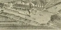 An illustration from "Flems" views of old Pittsburgh : a portfolio of the past precious with memories (1905)