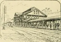 An illustration from "Flems" views of old Pittsburgh : a portfolio of the past precious with memories (1905)