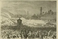 An illustration from "Flems" views of old Pittsburgh : a portfolio of the past precious with memories (1905)