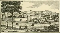 An illustration from "Flems" views of old Pittsburgh : a portfolio of the past precious with memories (1905)