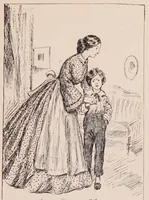 An illustration from The flight of Pony Baker : a boy's town story (1902)