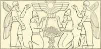An illustration from The flora of the Assyrian monuments and its outcomes (1894)