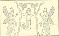 An illustration from The flora of the Assyrian monuments and its outcomes (1894)