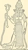 An illustration from The flora of the Assyrian monuments and its outcomes (1894)