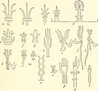 An illustration from The flora of the Assyrian monuments and its outcomes (1894)