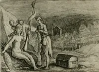 Picture 39 of 75 from Emblemata Florentii Schoonhovii I.C. Goudani, partim moralia partim etiam civilia : cum latiori eorundem ejusdem auctoris intepretatione : accedunt et alia quaedam poëmatia in alijs poëmatum suorum libris non contenta (1648), leaf 129