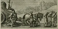 Picture 63 of 75 from Emblemata Florentii Schoonhovii I.C. Goudani, partim moralia partim etiam civilia : cum latiori eorundem ejusdem auctoris intepretatione : accedunt et alia quaedam poëmatia in alijs poëmatum suorum libris non contenta (1648), leaf 195