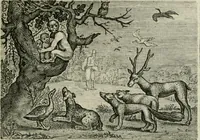 Picture 64 of 75 from Emblemata Florentii Schoonhovii I.C. Goudani, partim moralia partim etiam civilia : cum latiori eorundem ejusdem auctoris intepretatione : accedunt et alia quaedam poëmatia in alijs poëmatum suorum libris non contenta (1648), leaf 198