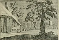 Picture 15 of 75 from Emblemata Florentii Schoonhovii I.C. Goudani, partim moralia partim etiam civilia : cum latiori eorundem ejusdem auctoris intepretatione : accedunt et alia quaedam poëmatia in alijs poëmatum suorum libris non contenta (1648), leaf 54
