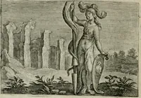 Picture 21 of 75 from Emblemata Florentii Schoonhovii I.C. Goudani, partim moralia partim etiam civilia : cum latiori eorundem ejusdem auctoris intepretatione : accedunt et alia quaedam poëmatia in alijs poëmatum suorum libris non contenta (1648), leaf 69