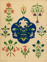 An illustration from Floriated ornament: a series of thirty-one designs (1849)