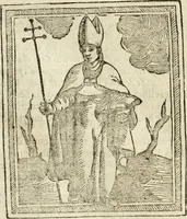 Picture 9 of 148 from Flos sanctorum : historia das vidas de Christo S.N. e de sua Santissima MÃ£y, vidas dos santos e suas festas repartidas pellos doze mezes : com sermoáº½s, & praticas que servem para muytas festas do anno (1681), leaf 105