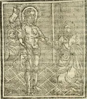 Picture 16 of 148 from Flos sanctorum : historia das vidas de Christo S.N. e de sua Santissima MÃ£y, vidas dos santos e suas festas repartidas pellos doze mezes : com sermoáº½s, & praticas que servem para muytas festas do anno (1681), leaf 131