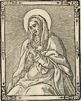 Picture 3 of 148 from Flos sanctorum : historia das vidas de Christo S.N. e de sua Santissima MÃ£y, vidas dos santos e suas festas repartidas pellos doze mezes : com sermoáº½s, & praticas que servem para muytas festas do anno (1681), leaf 18