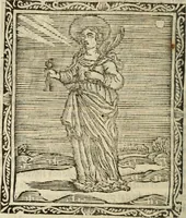 Picture 43 of 148 from Flos sanctorum : historia das vidas de Christo S.N. e de sua Santissima MÃ£y, vidas dos santos e suas festas repartidas pellos doze mezes : com sermoáº½s, & praticas que servem para muytas festas do anno (1681), leaf 297