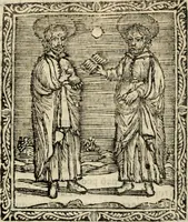 Picture 79 of 148 from Flos sanctorum : historia das vidas de Christo S.N. e de sua Santissima MÃ£y, vidas dos santos e suas festas repartidas pellos doze mezes : com sermoáº½s, & praticas que servem para muytas festas do anno (1681), leaf 459