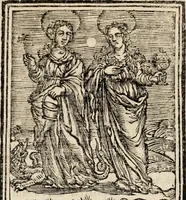 Picture 112 of 148 from Flos sanctorum : historia das vidas de Christo S.N. e de sua Santissima MÃ£y, vidas dos santos e suas festas repartidas pellos doze mezes : com sermoáº½s, & praticas que servem para muytas festas do anno (1681), leaf 600