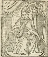 An illustration from Flos sanctorum : historia das vidas de Christo S.N. e de sua Santissima MÃ£y, vidas dos santos e suas festas repartidas pellos doze mezes : com sermoáº½s, & praticas que servem para muytas festas do anno (1681)