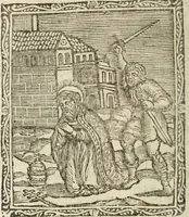 Picture 129 of 148 from Flos sanctorum : historia das vidas de Christo S.N. e de sua Santissima MÃ£y, vidas dos santos e suas festas repartidas pellos doze mezes : com sermoáº½s, & praticas que servem para muytas festas do anno (1681), leaf 737
