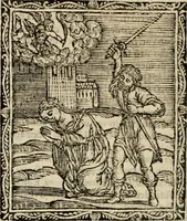 Picture 143 of 148 from Flos sanctorum : historia das vidas de Christo S.N. e de sua Santissima MÃ£y, vidas dos santos e suas festas repartidas pellos doze mezes : com sermoáº½s, & praticas que servem para muytas festas do anno (1681), leaf 827