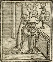 Picture 144 of 148 from Flos sanctorum : historia das vidas de Christo S.N. e de sua Santissima MÃ£y, vidas dos santos e suas festas repartidas pellos doze mezes : com sermoáº½s, & praticas que servem para muytas festas do anno (1681), leaf 854
