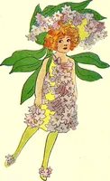 An illustration from Flower children; the little cousins of the field and garden (1910)