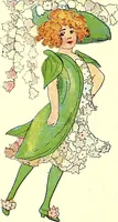 An illustration from Flower children; the little cousins of the field and garden (1910)