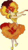 An illustration from Flower children; the little cousins of the field and garden (1910)