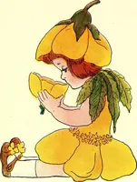 Picture 24 of 89 from Flower children; the little cousins of the field and garden (1910), leaf 35