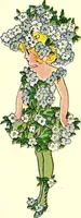 Picture 25 of 89 from Flower children; the little cousins of the field and garden (1910), leaf 36