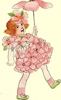 An illustration from Flower children; the little cousins of the field and garden (1910)