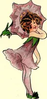 An illustration from Flower children; the little cousins of the field and garden (1910)
