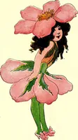 An illustration from Flower children; the little cousins of the field and garden (1910)