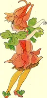 Picture 31 of 89 from Flower children; the little cousins of the field and garden (1910), leaf 42