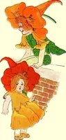 Picture 33 of 89 from Flower children; the little cousins of the field and garden (1910), leaf 44