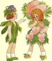 An illustration from Flower children; the little cousins of the field and garden (1910)