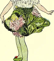 Picture 46 of 89 from Flower children; the little cousins of the field and garden (1910), leaf 55