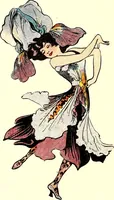 An illustration from Flower children; the little cousins of the field and garden (1910)
