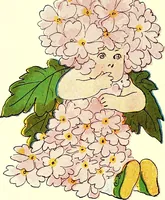 Picture 49 of 89 from Flower children; the little cousins of the field and garden (1910), leaf 58
