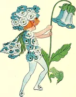 An illustration from Flower children; the little cousins of the field and garden (1910)