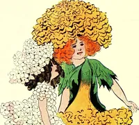 An illustration from Flower children; the little cousins of the field and garden (1910)