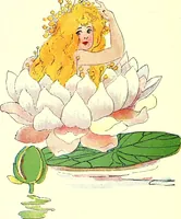 An illustration from Flower children; the little cousins of the field and garden (1910)
