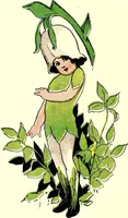 An illustration from Flower children; the little cousins of the field and garden (1910)
