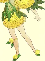 An illustration from Flower children; the little cousins of the field and garden (1910)