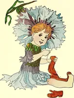 Picture 72 of 89 from Flower children; the little cousins of the field and garden (1910), leaf 79