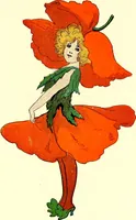 Picture 80 of 89 from Flower children; the little cousins of the field and garden (1910), leaf 87