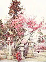 Picture 32 of 56 from The flowers and gardens of Japan (1908), leaf 201