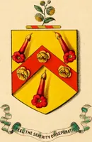 An illustration from Flowers and heraldry; or, Floral emblems and heraldic figures, combined to express pure sentiments, kind feelings, and excellent principles .. (1851)