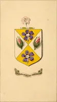 Picture 1 of 24 from Flowers and heraldry; or, Floral emblems and heraldic figures, combined to express pure sentiments, kind feelings, and excellent principles .. (1851), leaf 9